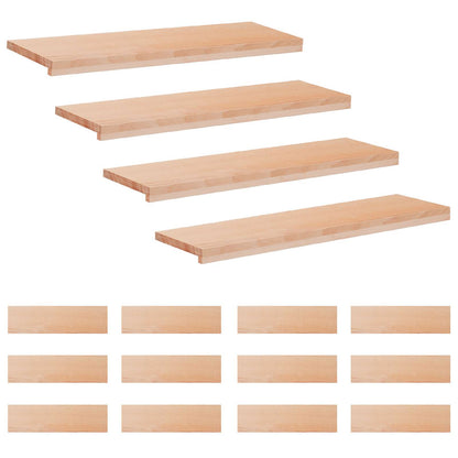 Tappeti per scale 16 pz 90 x 25 x 2 cm Naturale | homemem39