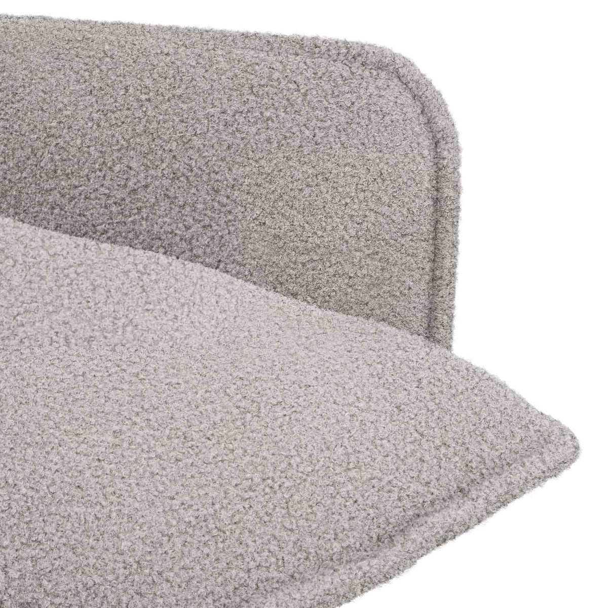 Poltrona Grigio Chiaro Bouclé | homemem39