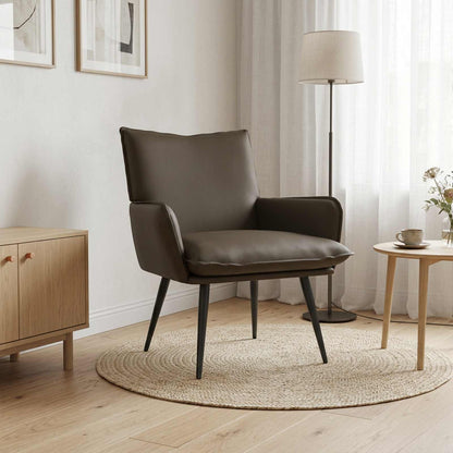 Poltrona Grigio Similpelle | homemem39