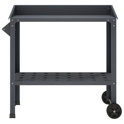 Tavolo da Vaso con Ruote 96 x 50 x 89 cm