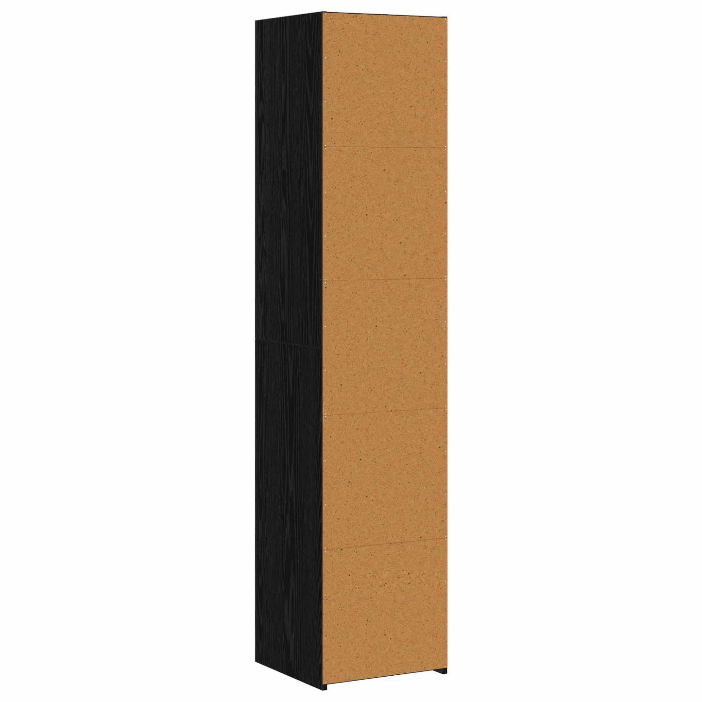Credenza Rovere Nero 40 x 41 x 185 cm Legno ingegnerizzato