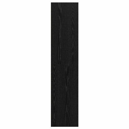 Credenza Rovere Nero 40 x 41 x 185 cm Legno ingegnerizzato