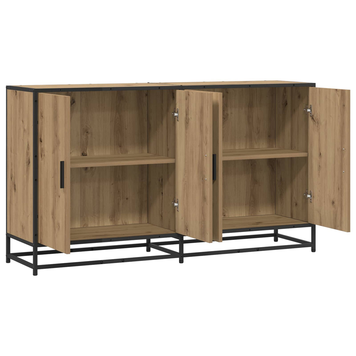 Credenza Rovere Artigianale 134 x 35 x 76 cm - homemem39