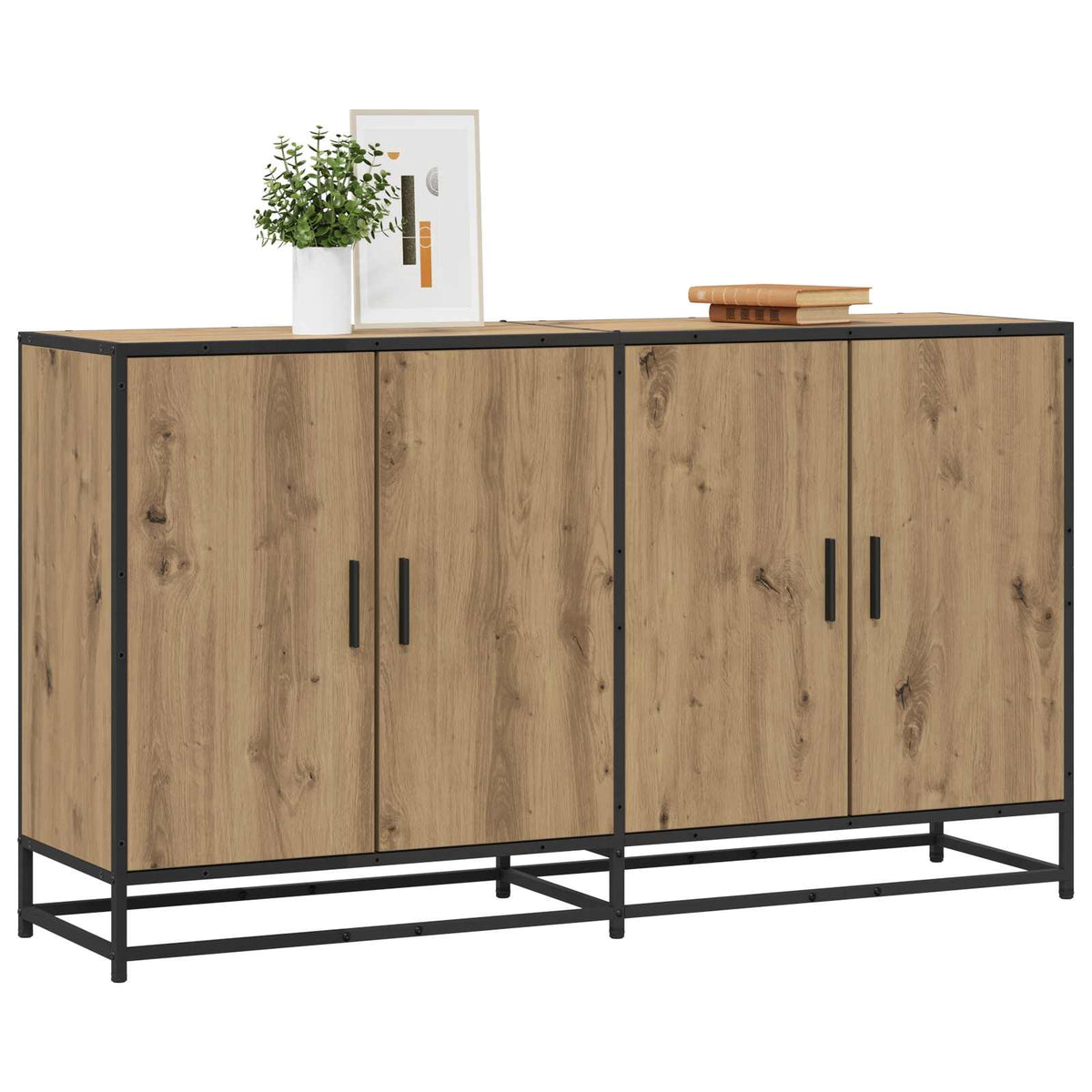 Credenza Rovere Artigianale 134 x 35 x 76 cm - homemem39