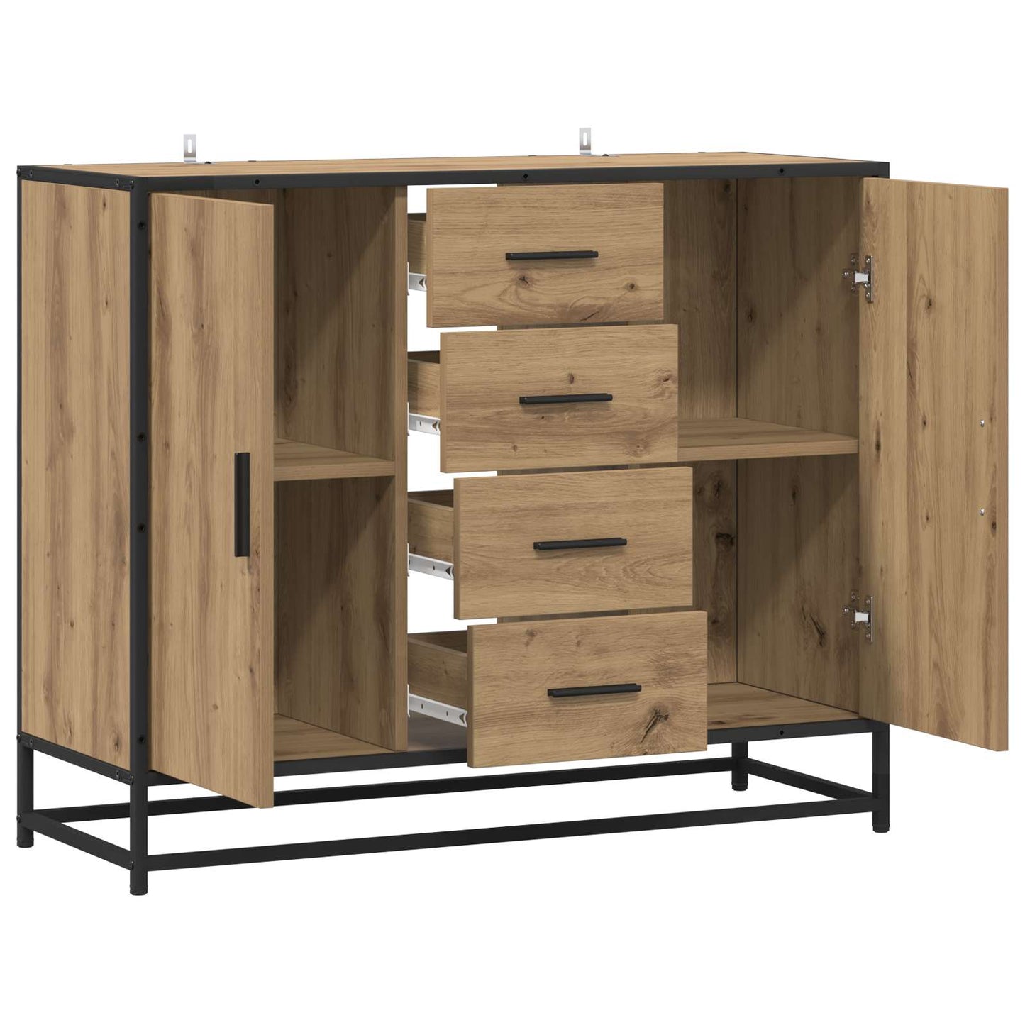 Credenza Rovere Artigianale 92 x 35 x 76 cm | homemem39
