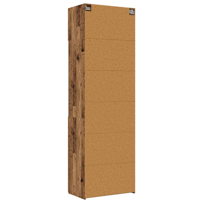 Armadio per la conservazione con ripiani Legno antico