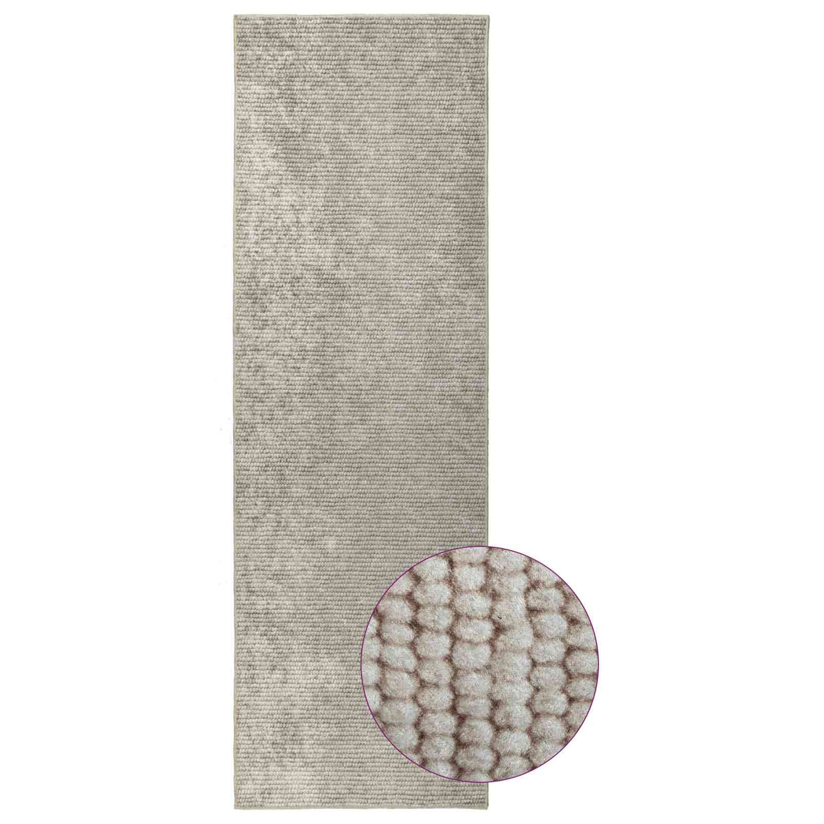 Tappeto Beige 80 x 150 cm 100% Poliestere 3 mm Lavabile | homemem39