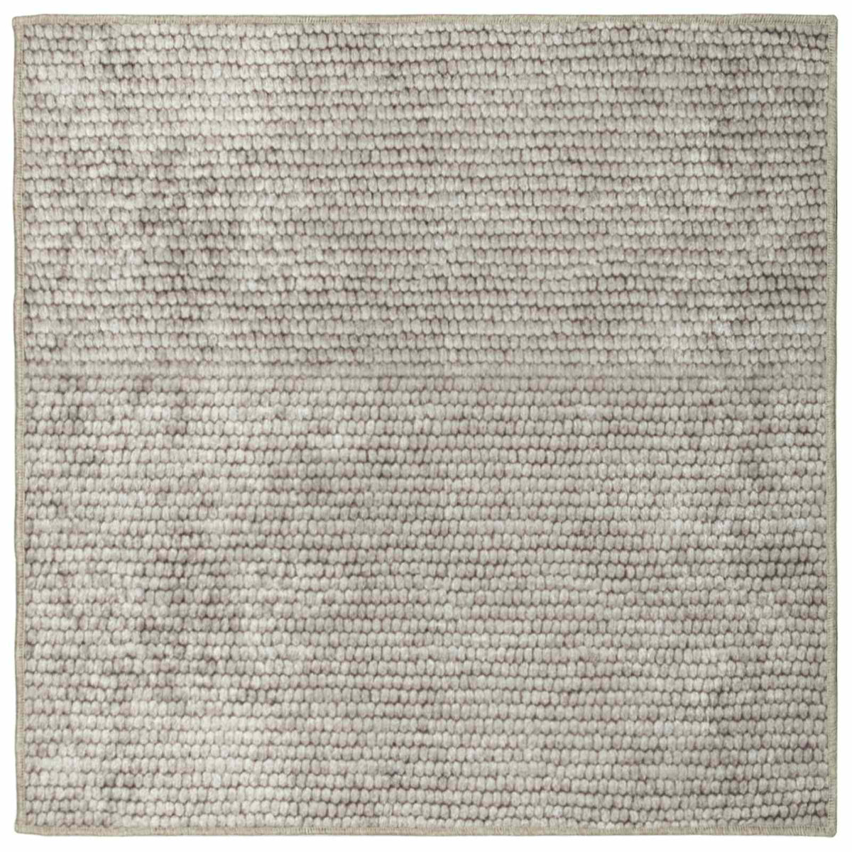 Tappeto Beige 100 x 100 cm 100% Poliestere 3 mm Lavabile