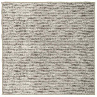 Tappeto Beige 100 x 100 cm 100% Poliestere 3 mm Lavabile