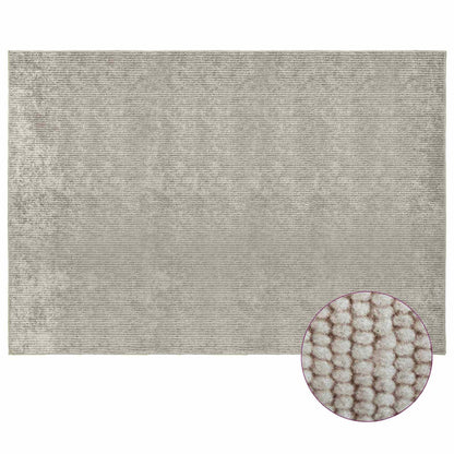 Tappeto Beige 120 x 180 cm 100% Poliestere 3 mm Lavabile