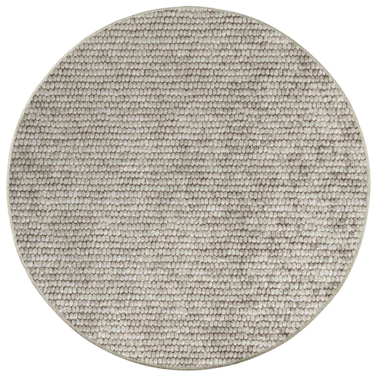 Tappeto Beige Ø 120 cm 100% Poliestere 3 mm Lavabile