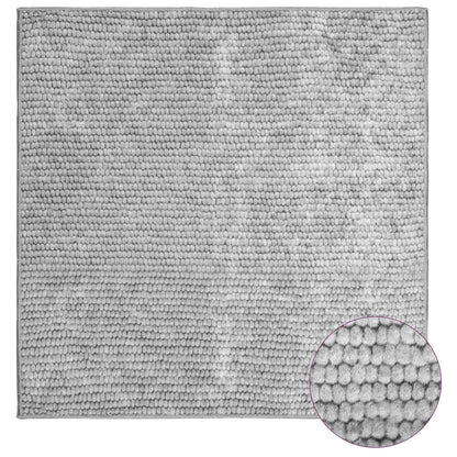 Tappeto Grigio 100 x 100 cm 100% Poliestere 3 mm Lavabile | homemem39