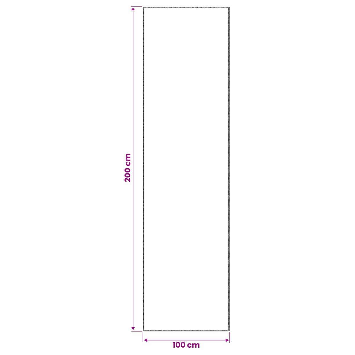 Tappeto Grigio 100 x 200 cm 100% Poliestere 3 mm Lavabile | homemem39