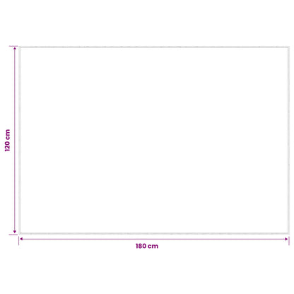 Tappeto Grigio 120 x 180 cm 100% Poliestere 3 mm Lavabile | homemem39