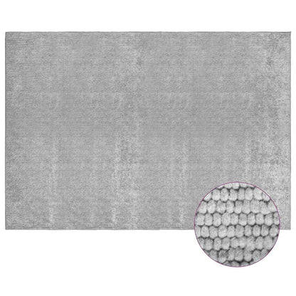Tappeto Grigio 120 x 180 cm 100% Poliestere 3 mm Lavabile | homemem39