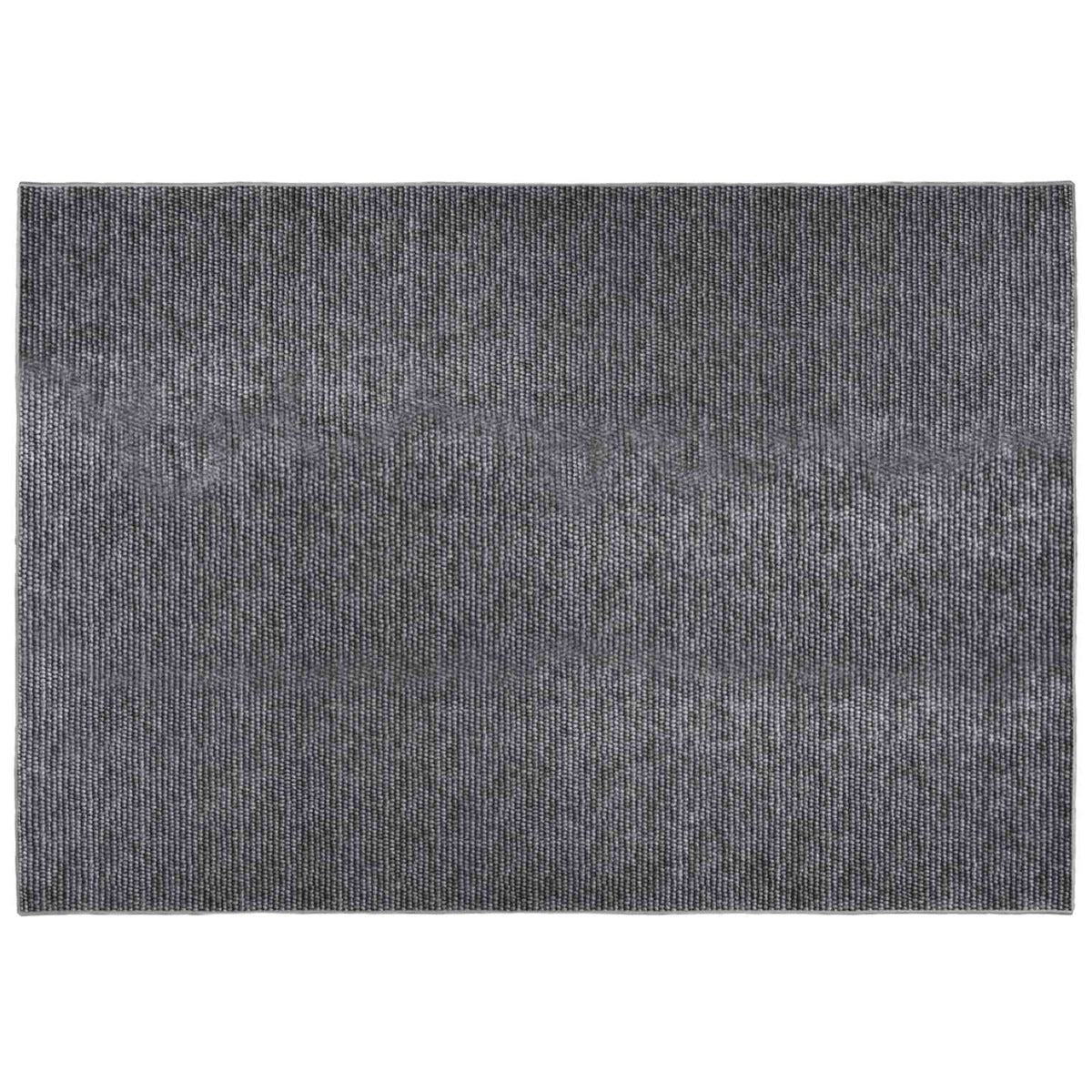 Tappeto Antracite 120 x 180 cm 100% Poliestere 3 mm Lavabile