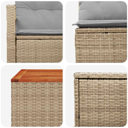 Set di divani 6 pz Beige e Grigio Chiaro | homemem39