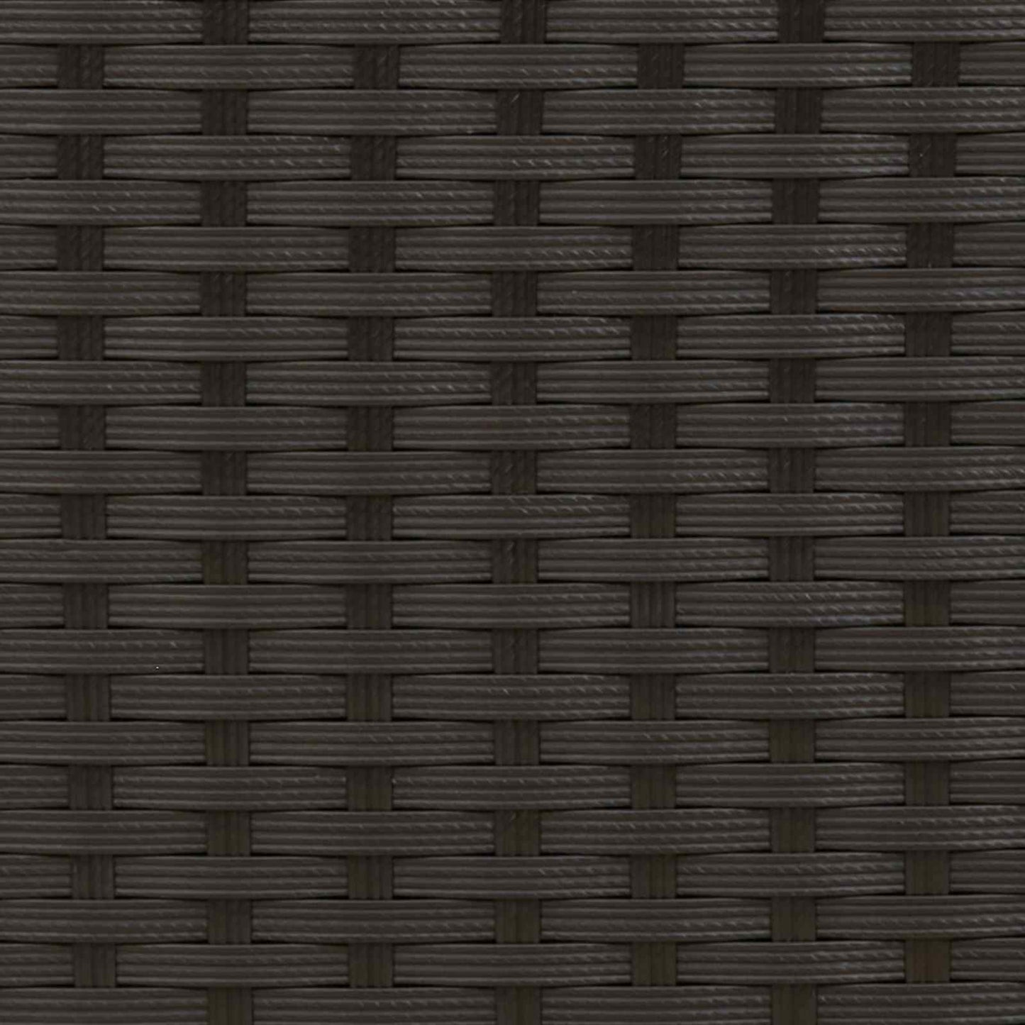 Set di divani 6 pz Nero Rattan sintetico e Acciaio | homemem39