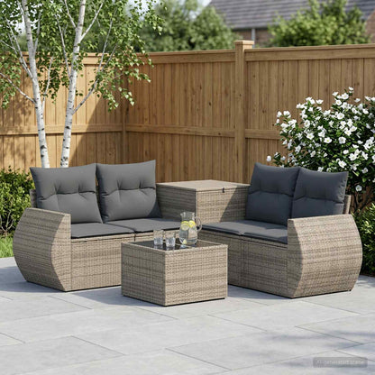 Set di divani 6 pz Grigio e Grigio Scuro | homemem39
