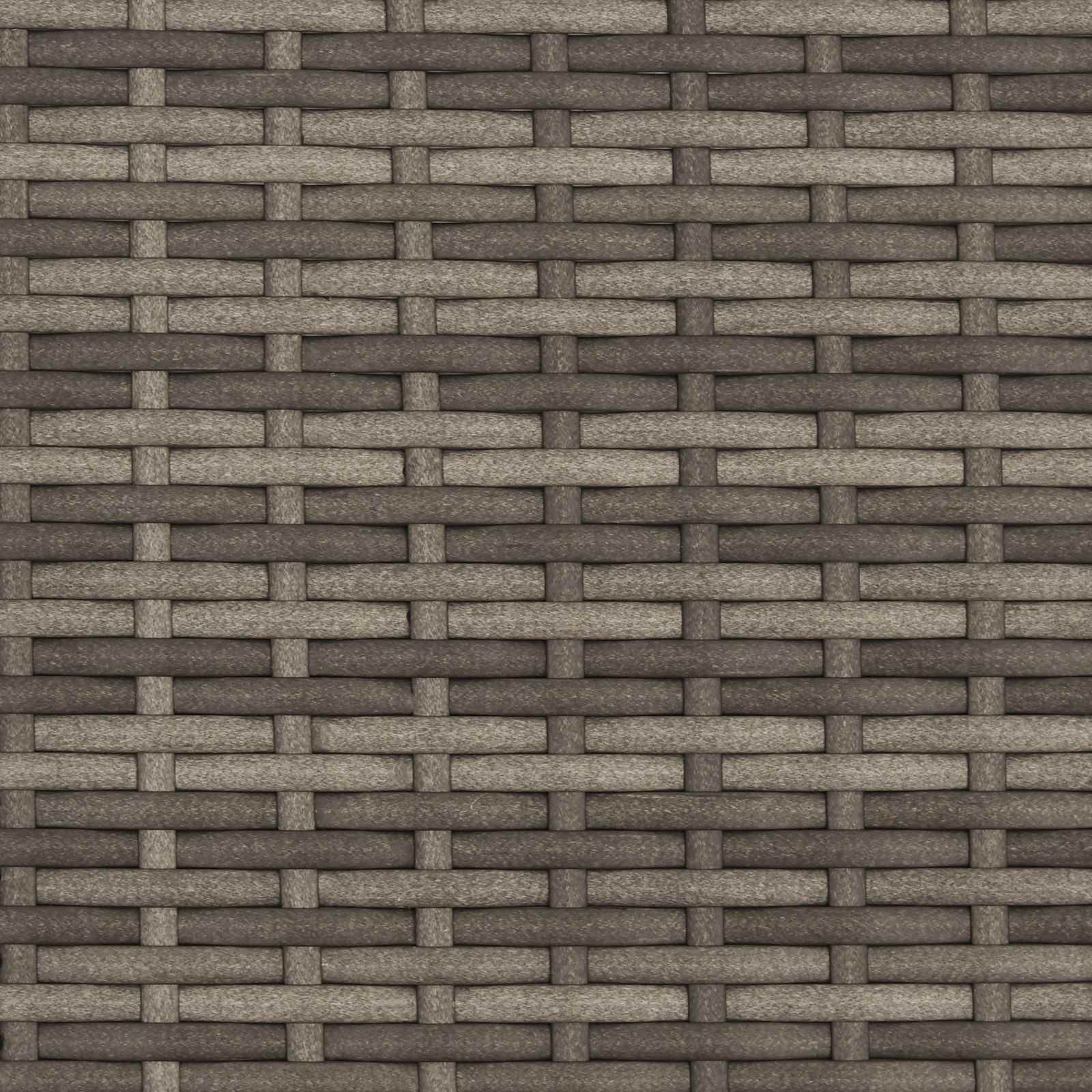 Set di divani 6 pz Grigio e Blu Navy Rattan sintetico e Acciaio | homemem39