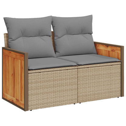 Set di divani 6 pz Beige e Grigio Chiaro | homemem39