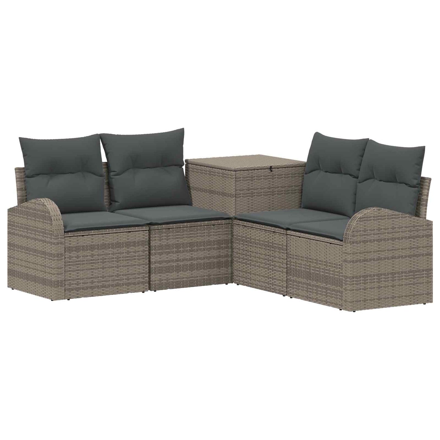 Set di divani 5 pz Grigio e Grigio Scuro | homemem39