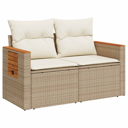 Set di divani 5 pz Beige e Bianco Crema | homemem39