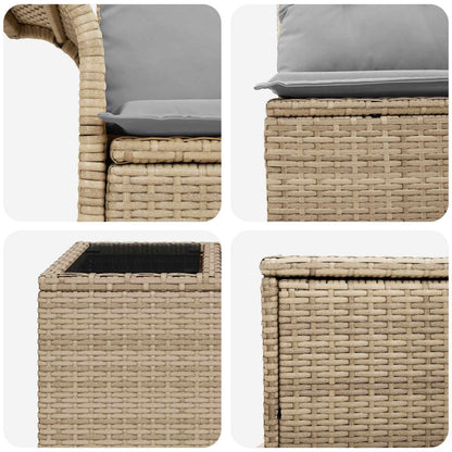 Set di divani 8 pz Beige e Grigio Chiaro | homemem39