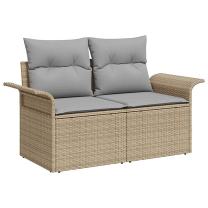 Set di divani 8 pz Beige e Grigio Chiaro