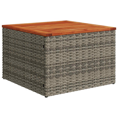 Set di divani 8 pz Grigio e Blu Navy Rattan sintetico e Acciaio | homemem39
