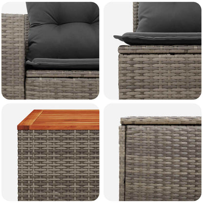 Set di divani 8 pz Grigio e Grigio Scuro | homemem39