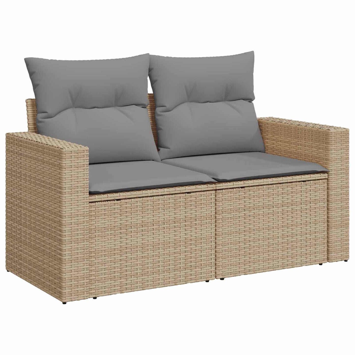 Set di divani 8 pz Beige e Grigio Chiaro | homemem39