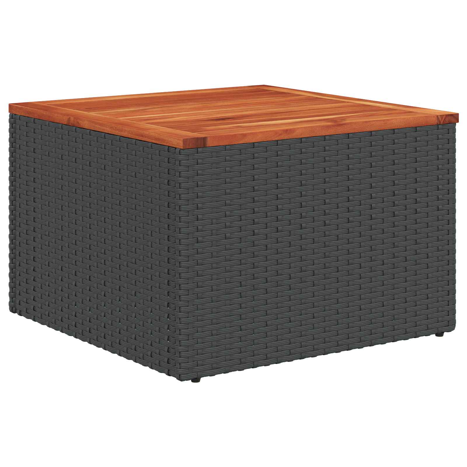 Set di divani 8 pz Nero e Blu Rattan sintetico e Acciaio | homemem39