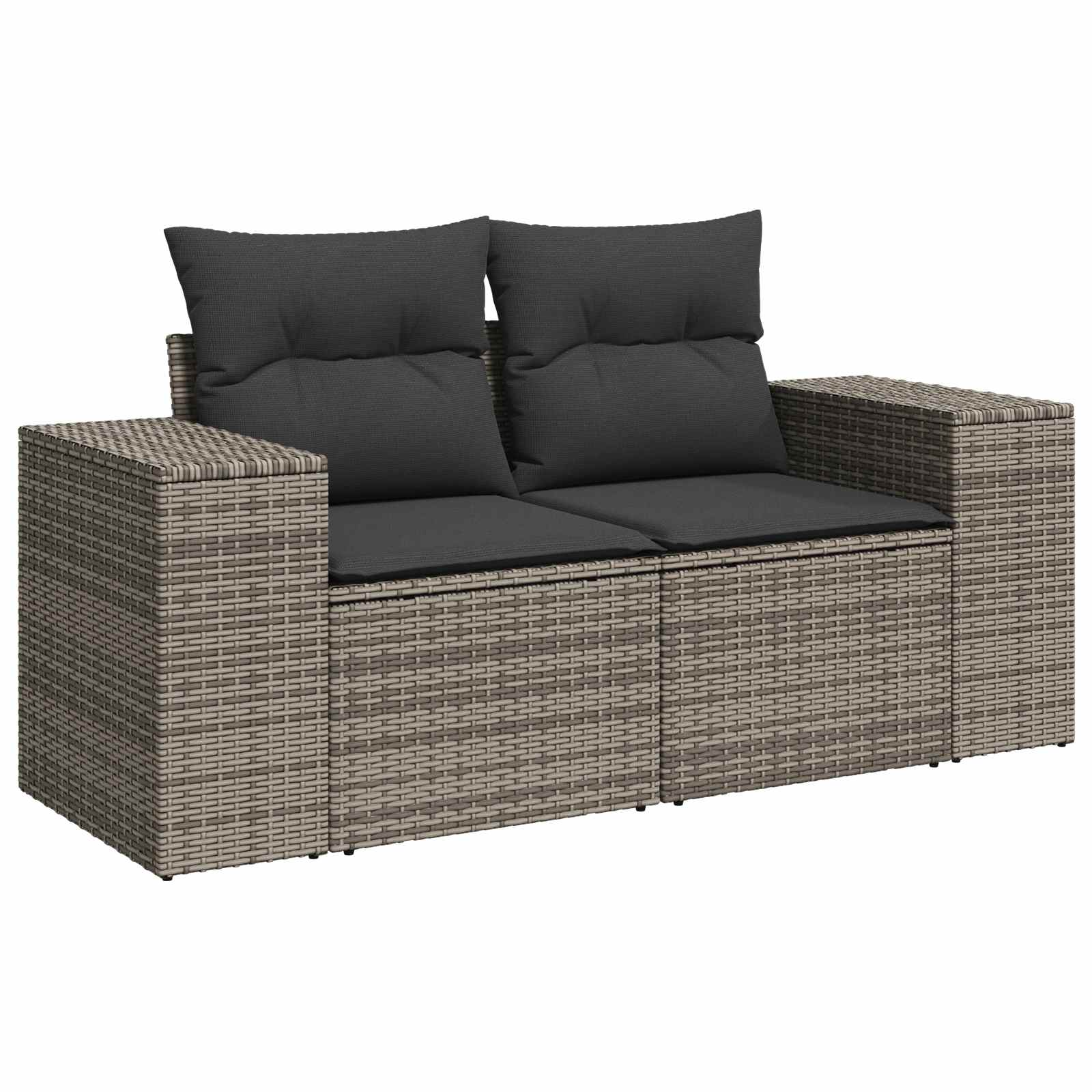 Set di divani 8 pz Grigio e Grigio Scuro | homemem39