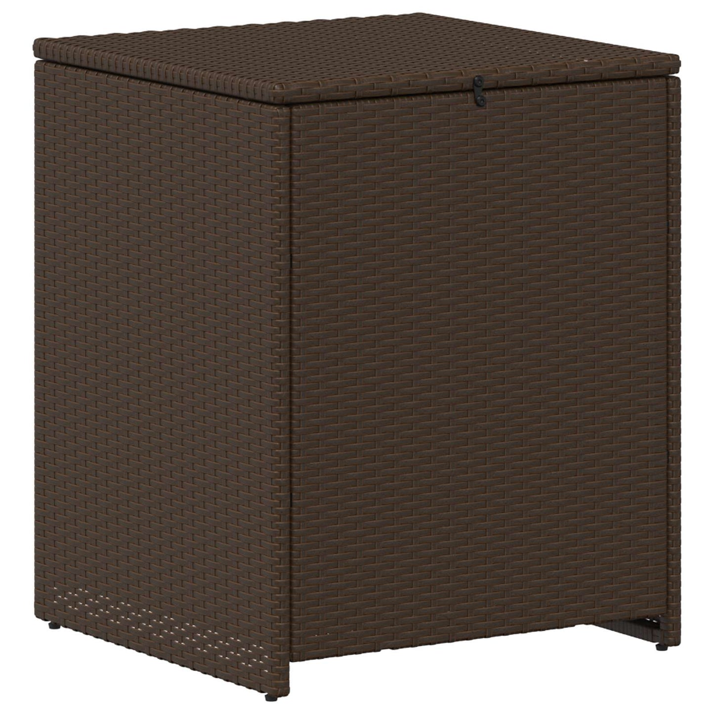 Set di divani 7 pz Marrone e Rosso Rattan sintetico e Acciaio | homemem39
