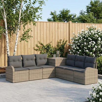 Set di divani 7 pz Grigio e Grigio Scuro | homemem39