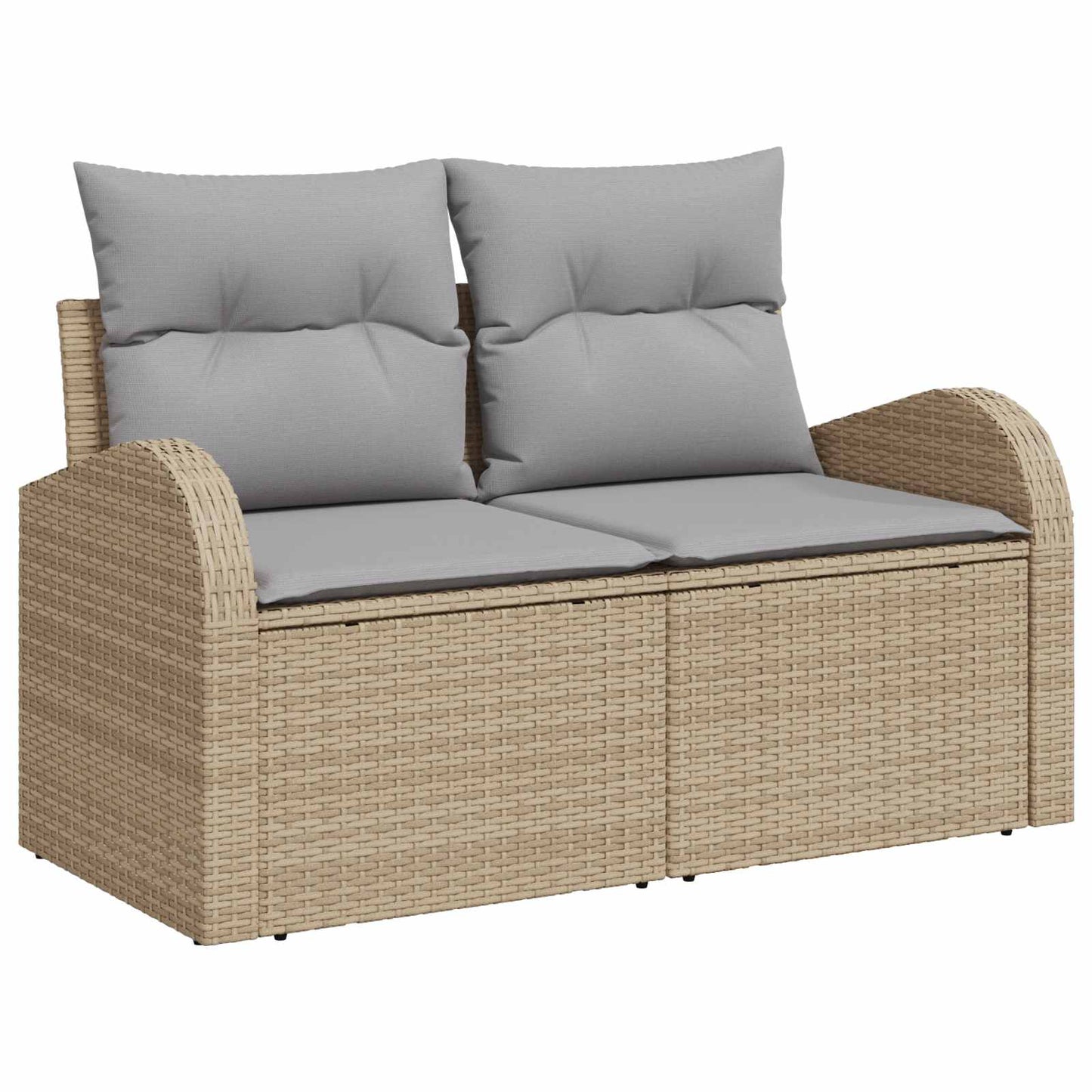 Set di divani 7 pz Beige e Grigio Chiaro | homemem39
