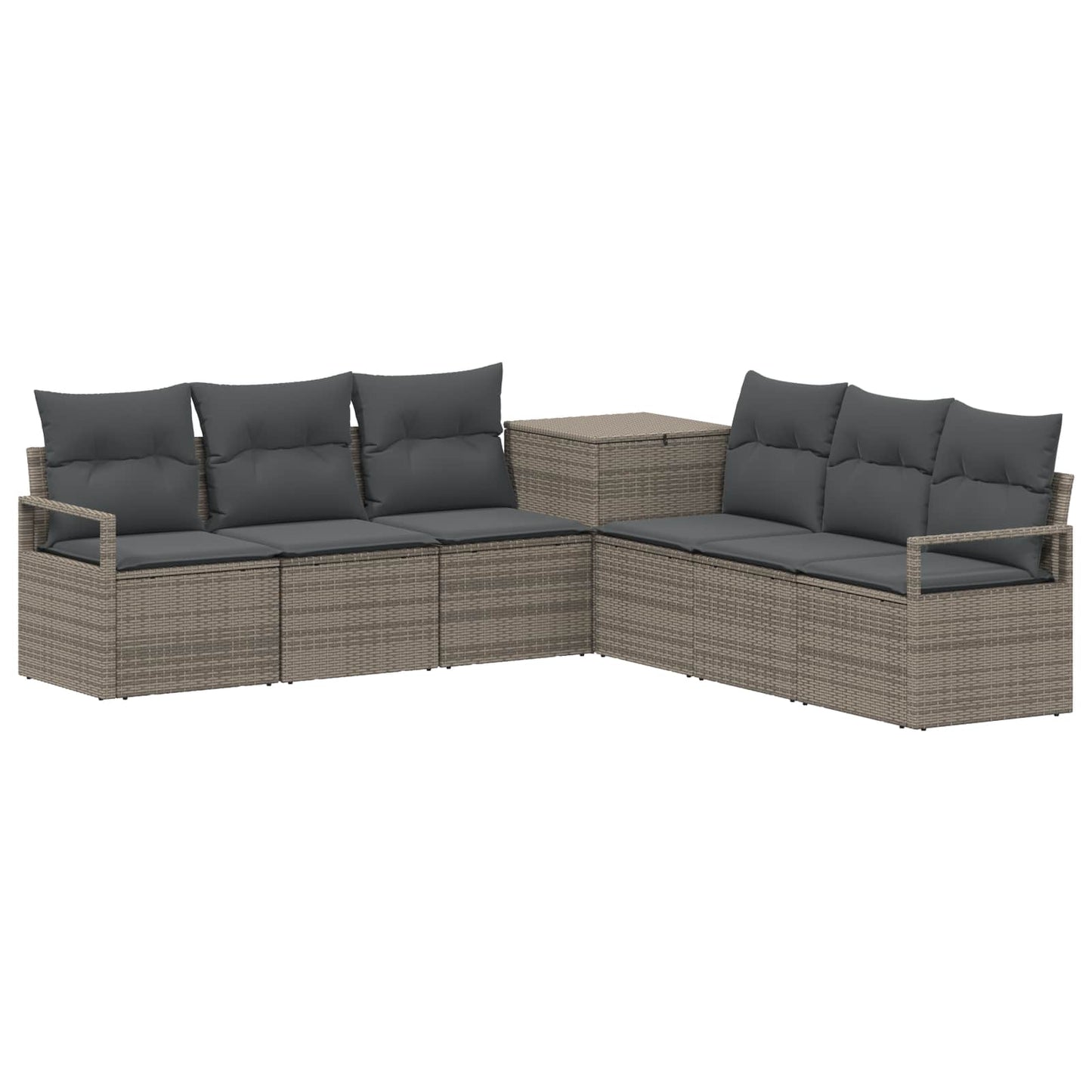 Set di divani 7 pz Grigio e Grigio Scuro | homemem39
