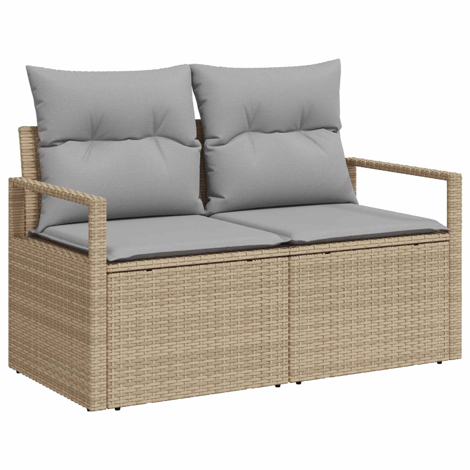 Set di divani 7 pz Beige e Grigio Chiaro | homemem39