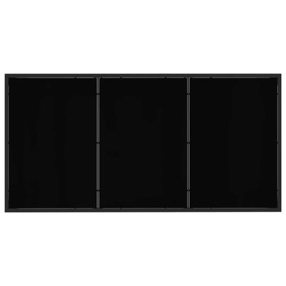 Set da Pranzo per Giardino 9 pcs Nero e antracite | homemem39