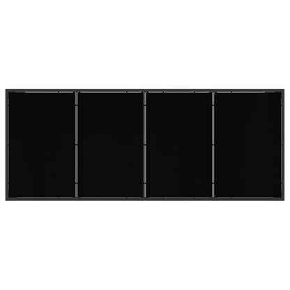 Set da Pranzo per Giardino 9 pcs Nero e antracite | homemem39