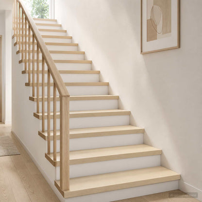 Gradini per Scale 4 pz 90 x 25 x 2 cm Bianco | homemem39