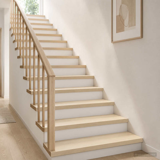 Gradini per Scale 4 pz 70 x 25 x 2 cm Bianco | homemem39