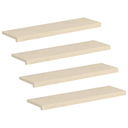 Gradini per Scale 4 pz 90 x 25 x 2 cm Bianco | homemem39