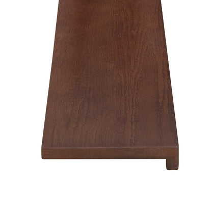 Gradini per Scale 4 pz 110 x 30 x 2 cm Marrone Scuro | homemem39
