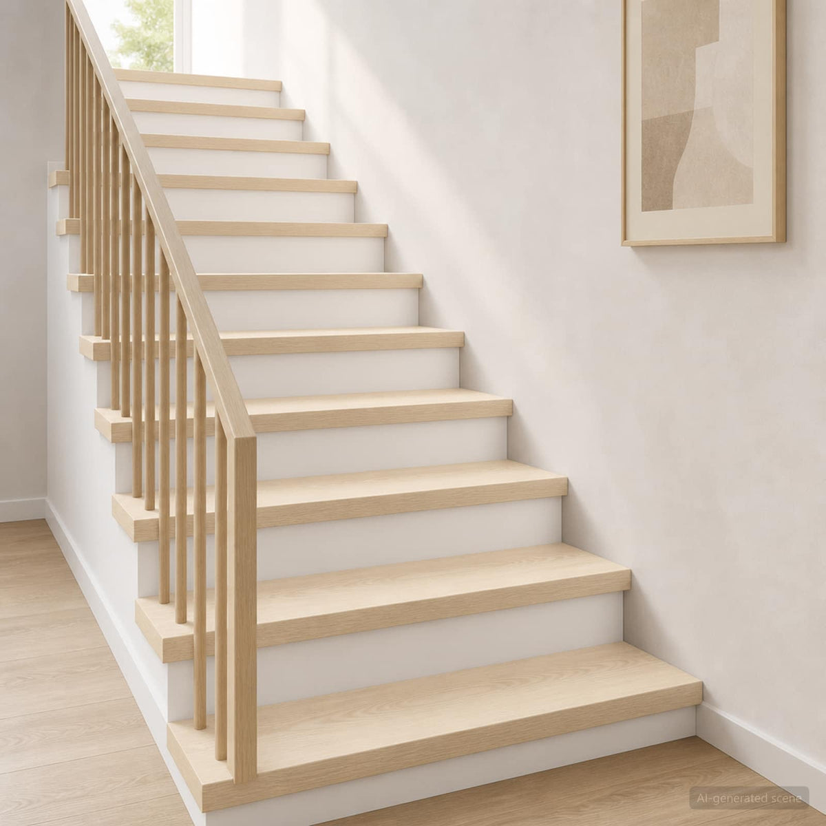 Gradini per Scale 16 pz 70 x 30 x 2 cm Bianco | homemem39