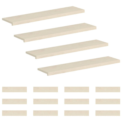 Gradini per Scale 16 pz 110 x 25 x 2 cm Bianco
