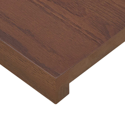 Gradini per Scale 20 pz 90 x 30 x 2 cm Marrone Scuro | homemem39