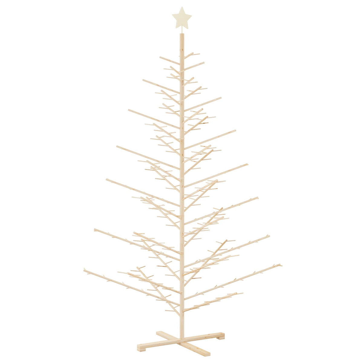 Albero di Natale in legno KOTKA 240 cm Legno Massello di Pino | homemem39
