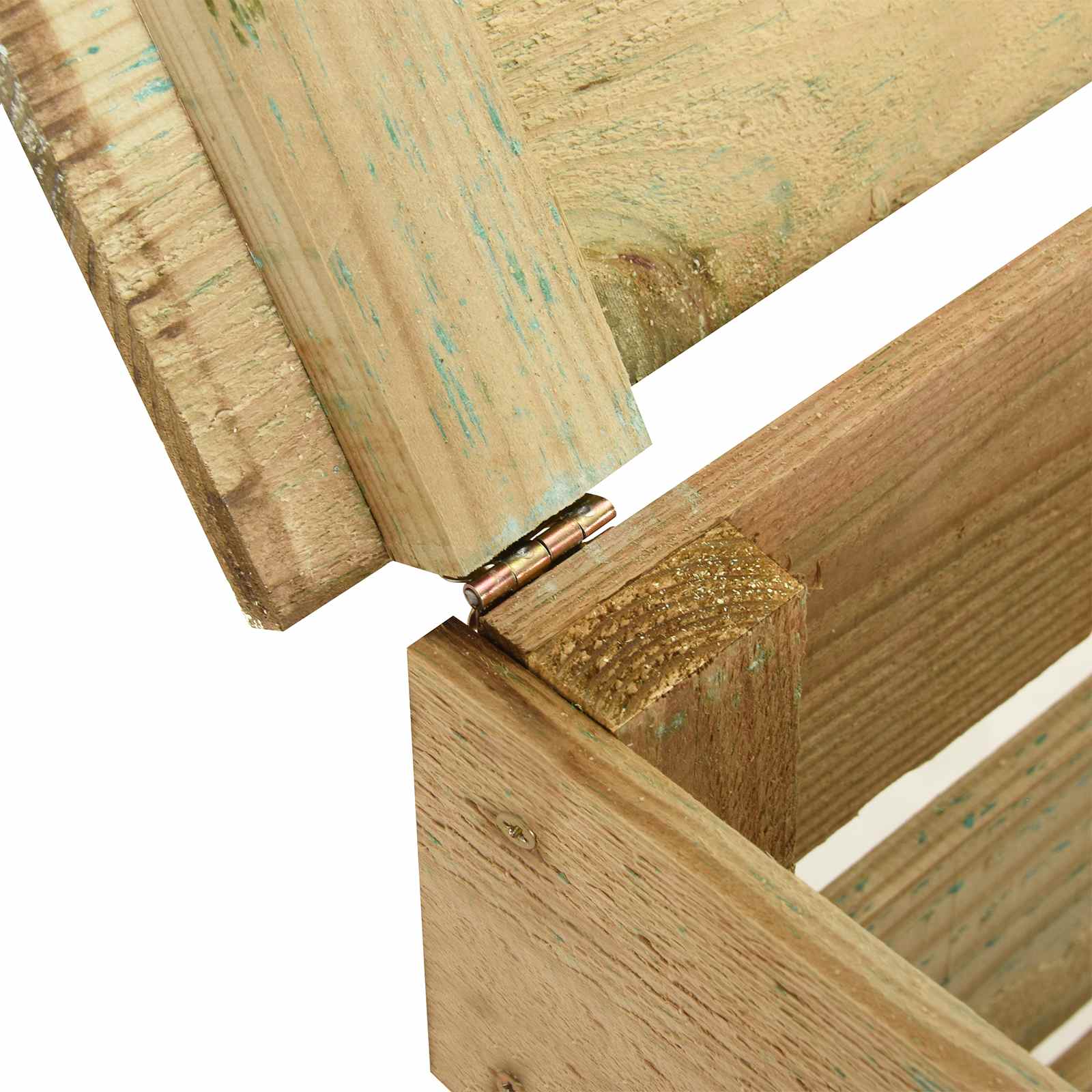 Compostiera da giardino a listelli Verde 110 x 58 x 113 cm | homemem39